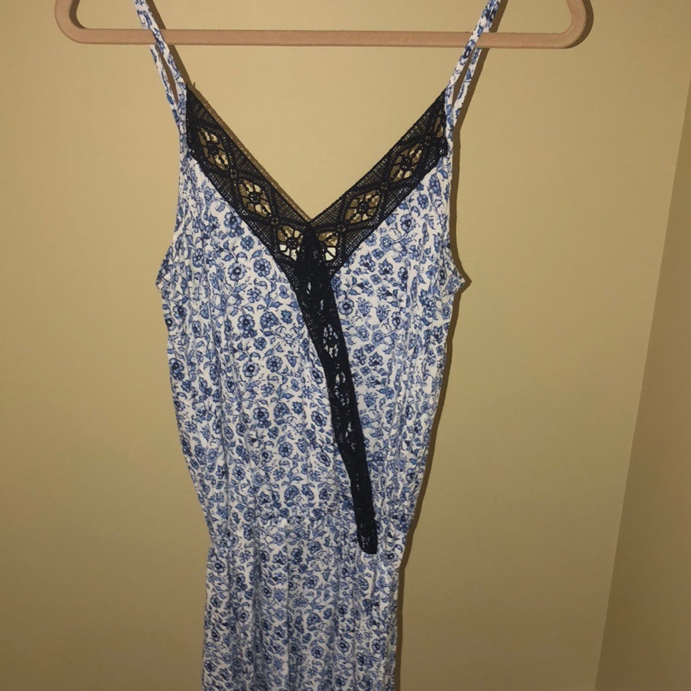 Flowy patterned romper